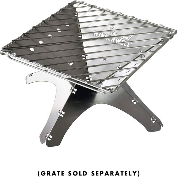 Winnerwell Flatfold Fire Pit – Medium | Portable Stainless Steel Fire Pan - Picture 4 of 11